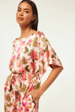 MISA Los Angeles TELKA TOP Sonoranflorasatin Fashion