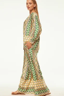 MISA Los Angeles TEODORA TOP Limoncellogeosatin Sale