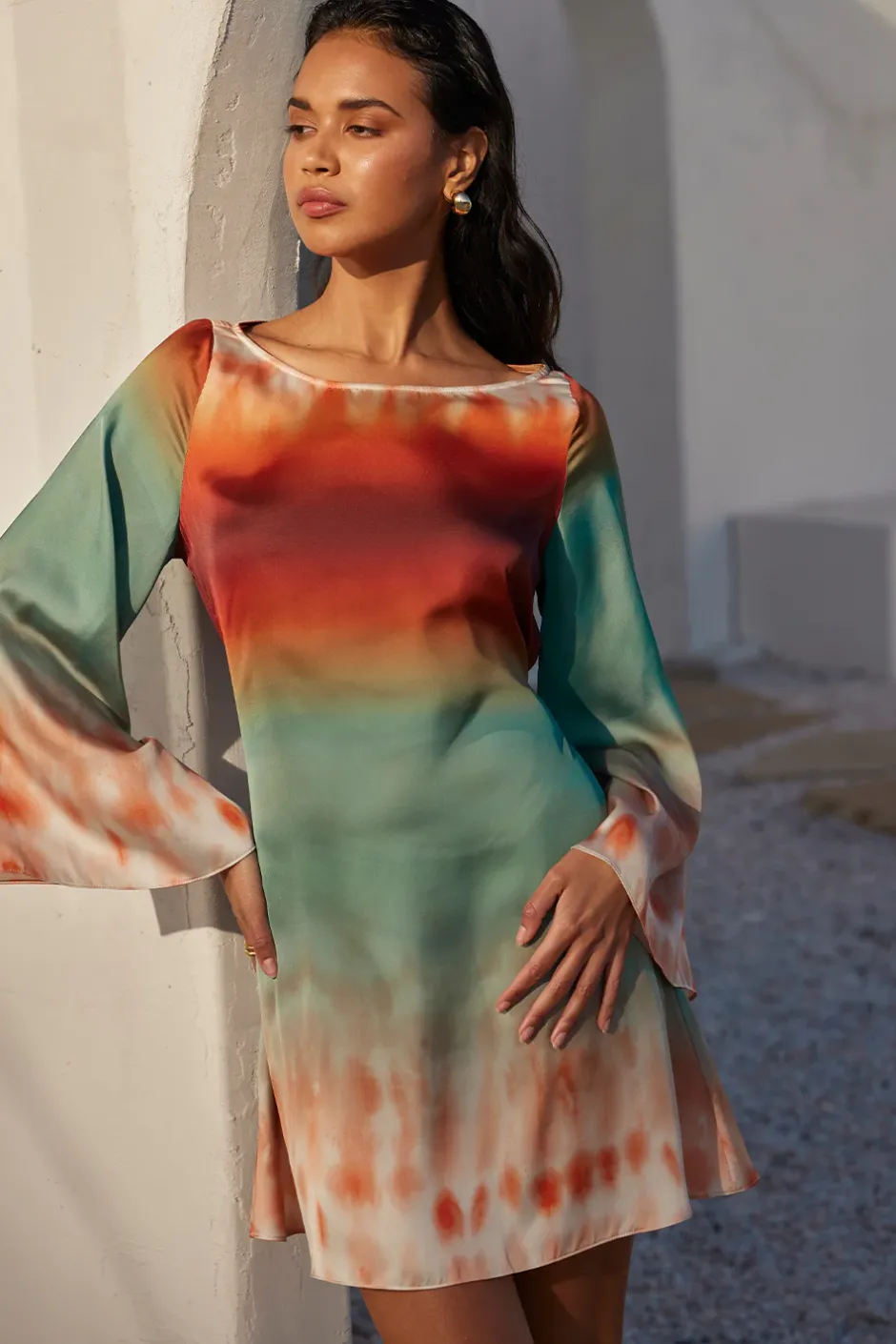 MISA Los Angeles TWIGGY DRESS Carnelianombre Outlet