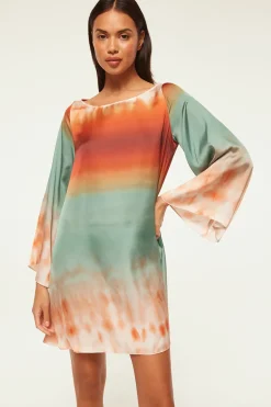 MISA Los Angeles TWIGGY DRESS Carnelianombre Outlet