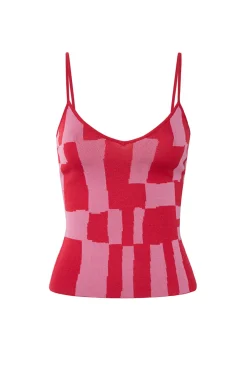 MISA Los Angeles UNA TOP Pinku0026red Sale