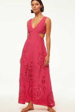 MISA Los Angeles VALENCIA DRESS Pinkeyelet Outlet