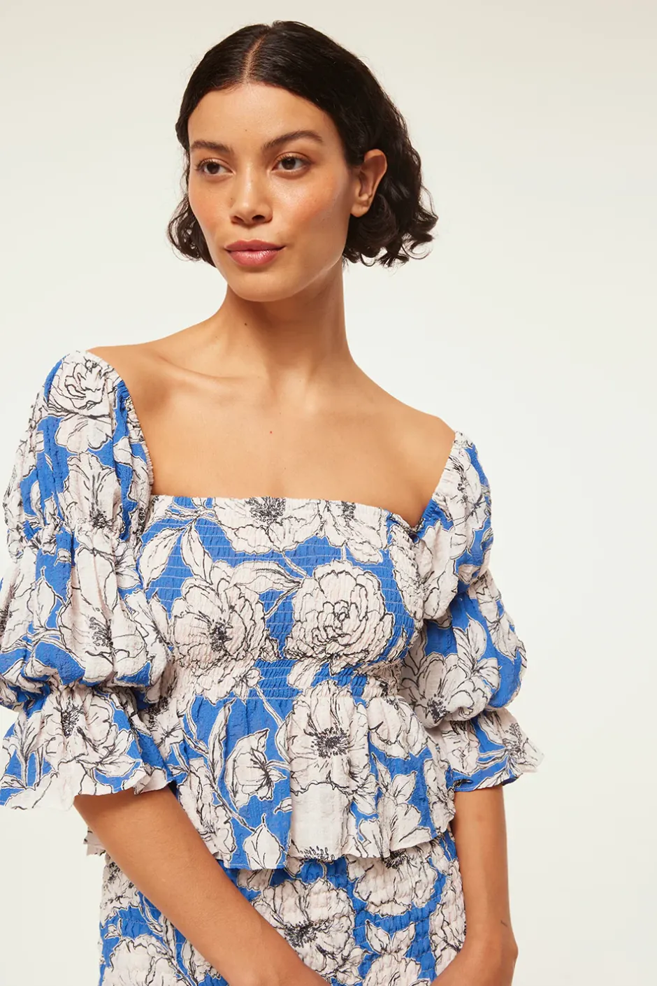 MISA Los Angeles VIDA TOP Gardeniacrinkle Fashion