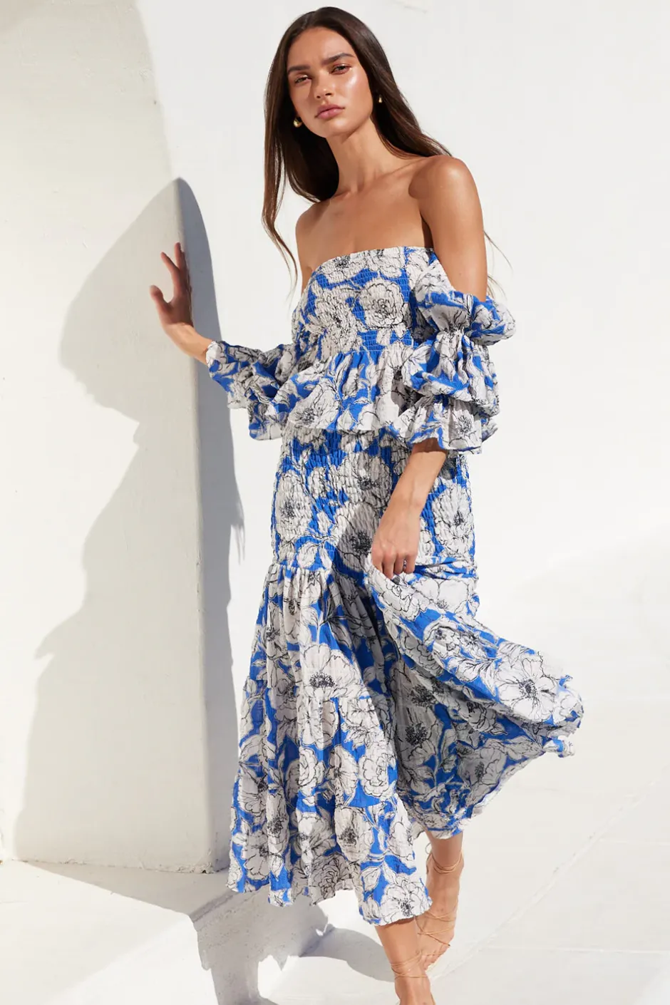 MISA Los Angeles VIDA TOP Gardeniacrinkle Fashion