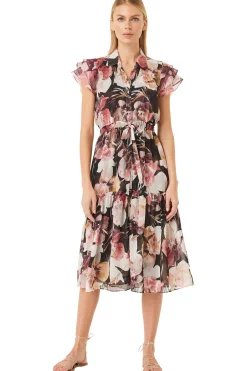 MISA Los Angeles VIOLA DRESS Floratropicalmix Best