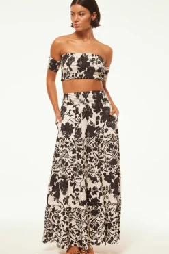 MISA Los Angeles YELENA SKIRT Floranegra Fashion