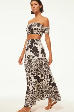 MISA Los Angeles YELENA SKIRT Floranegra Fashion