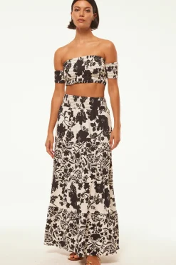 MISA Los Angeles YELENA SKIRT Floranegra Fashion