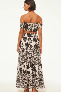 MISA Los Angeles YELENA SKIRT Floranegra Fashion